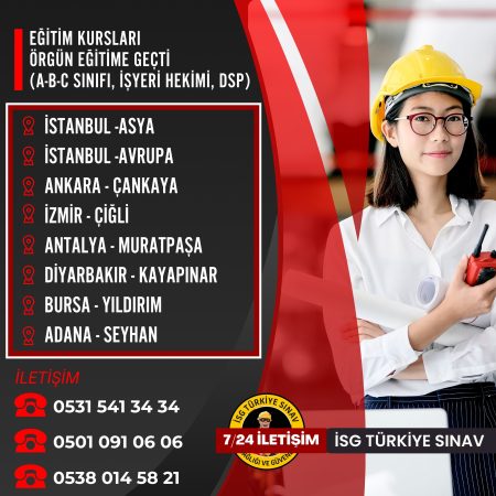 İş Sağlığı ve Güvenliği Kursu Tekstilkent