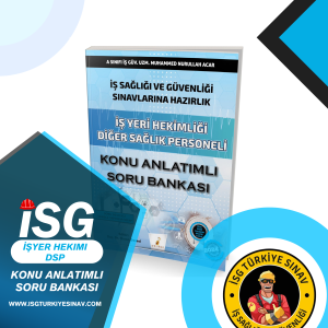 İşyeri Hekimi ve DSP KONU ANLATIM-SORU BANKASI (3.baskı, 2024 basım, güncel konular)